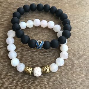 Handmade beads bracelets by me for couples